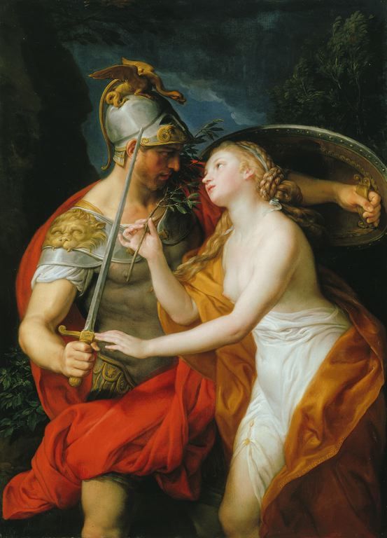Allegory Of Peace And War by Pompeo Batoni